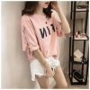T-shirt women's short-sleeved 2023 summer new style student loose Korean version ulzzang clothes retro Hong Kong style tops