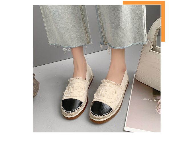 Fisherman shoes women's 2023 new summer Europe station casual flat toe semi-slippers small fragrance wind net red single shoe tide - Image 14