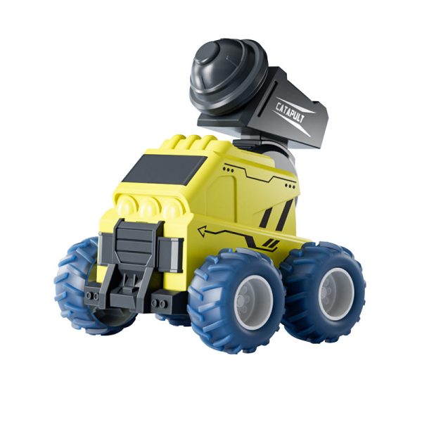 New children's press engineering vehicle toy little boy excavator launch rocket throwing stone fall resistant inertia toy car - Image 5