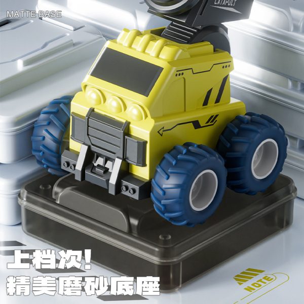 New children's press engineering vehicle toy little boy excavator launch rocket throwing stone fall resistant inertia toy car - Image 2