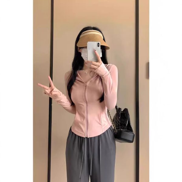 2025年修身防晒衣女款防紫外线连帽外套夏季新款下防晒服款UPF50+