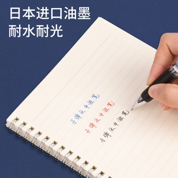 得力中性笔按动笔0.5mm子弹头顺滑油墨长效书写办公文具签字笔1 - Image 3
