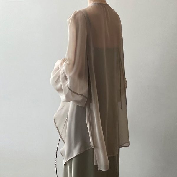 For - The new 2025 Internet celebrity hot new Chinese sunscreen clothing, women's tops, cardigans, thin temperament, loose and breathable sunscreen clothing - Image 4