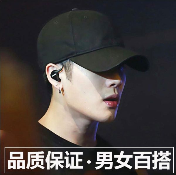Solid color cotton hat for men and women, spring and summer outdoor versatile baseball cap, spring and summer internet famous sunshade hard top light plate duckbill hat - Image 3