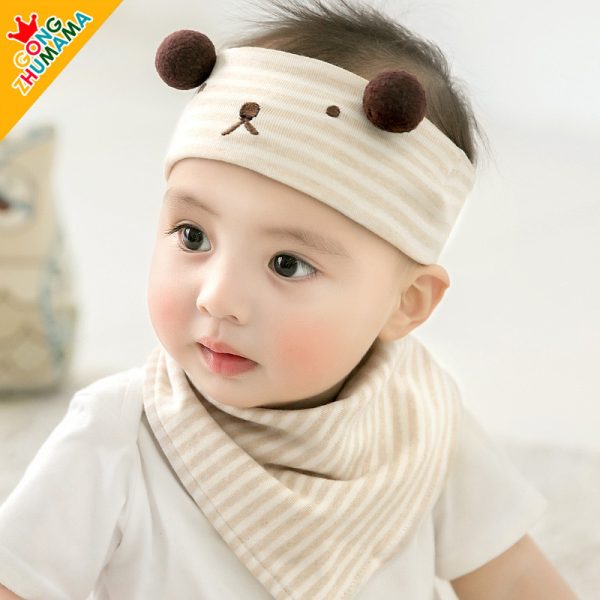 Baby Hat Spring and Autumn Boys' Thin Women's Baby Hat Newborn Baby Hat Spring and Summer Halogen Door Hat Baby Hat - 图片 3