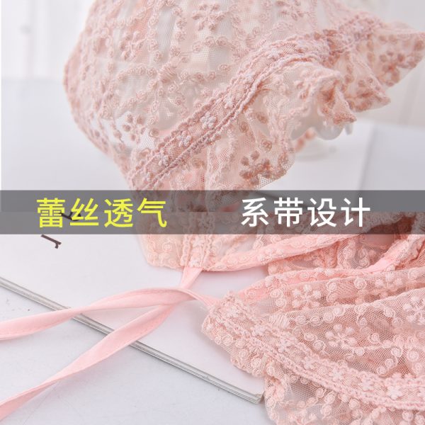 2021 New Female Baby Lace Palace Hat Lace Children's Hat Baby Hundred Day Photo Decoration Hat - 图片 3