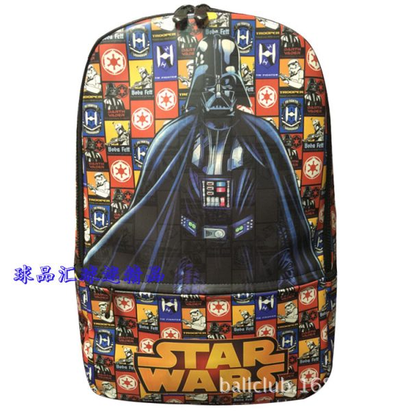 Star Wars Star War Black Warrior Davis White Warrior Movie Anime Backpack School bag - 图片 5