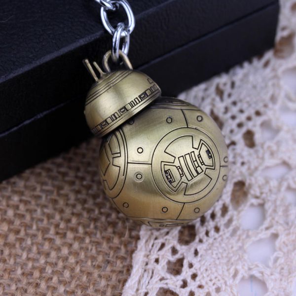 Hot Sale Star Wars BB Robot Keychain The Force Awakens Star War Three-dimensional Spherical Pendant - 图片 2