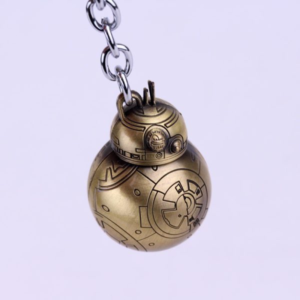 Hot Sale Star Wars BB Robot Keychain The Force Awakens Star War Three-dimensional Spherical Pendant - 图片 5
