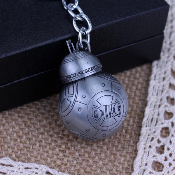 Hot Sale Star Wars BB Robot Keychain The Force Awakens Star War Three-dimensional Spherical Pendant - 图片 3