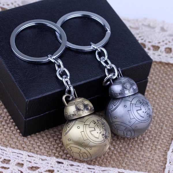 Hot Sale Star Wars BB Robot Keychain The Force Awakens Star War Three-dimensional Spherical Pendant