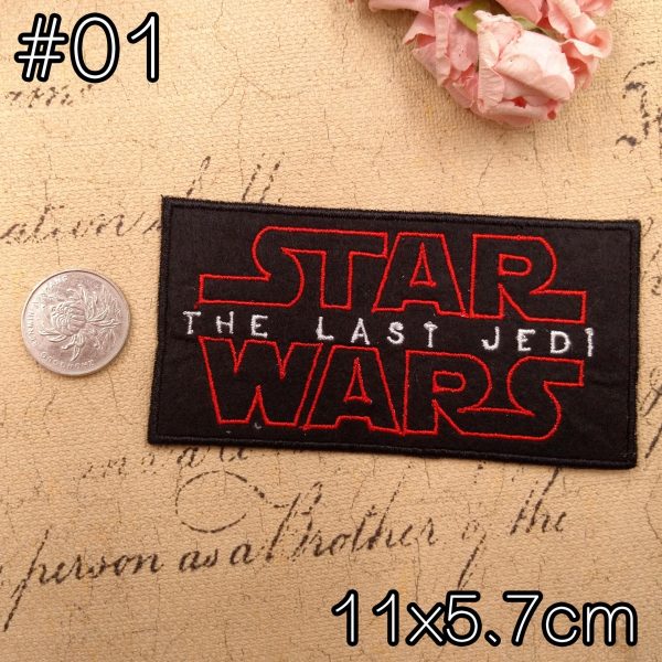 Star Wars STAR WAR Black Warrior White Soldier Embroidered Badge Manufacturers Wholesale Clothing Decoration Accessories - 图片 2