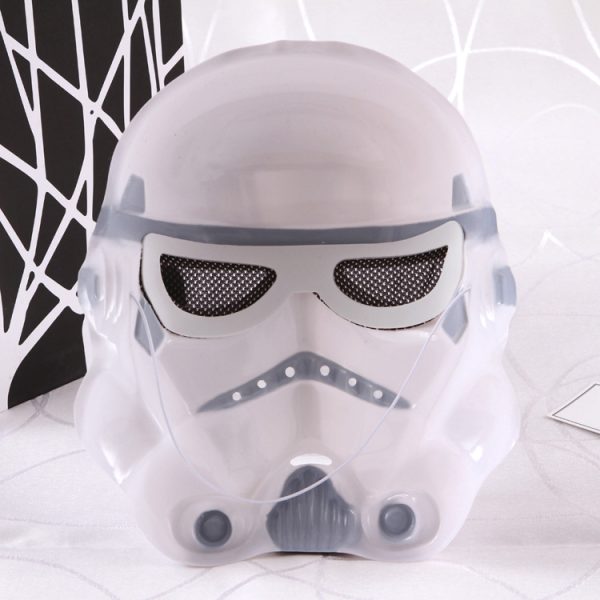 Star Wars Mask Movie Theme White Soldier Clone Black Warrior Mask Star War Mask - 图片 4