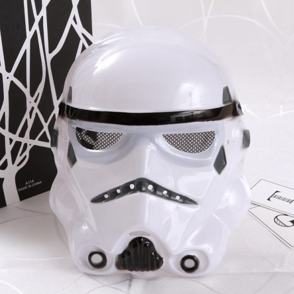 Star Wars Mask Movie Theme White Soldier Clone Black Warrior Mask Star War Mask - 图片 3