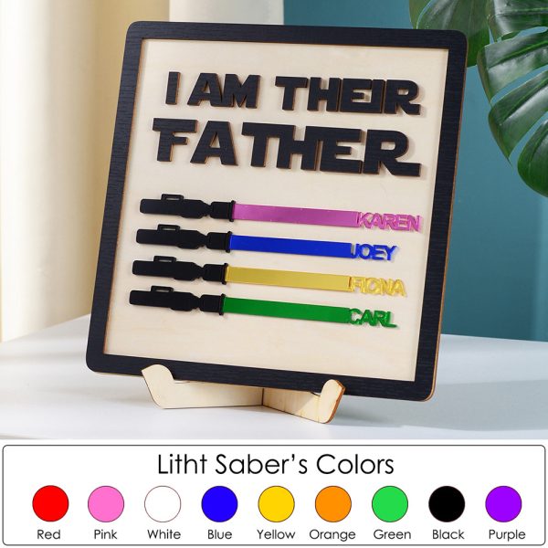 Cross-border new Father's Day gift Star Wars lightsaber Star War personalized custom name manufacturer source - 图片 3