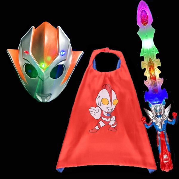 ウルトラマントサイロマント発光ウルトラ漫マスク音楽剣男の子女の子幼稚園イベントプレゼント - 图片 4