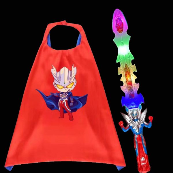 ウルトラマントサイロマント発光ウルトラ漫マスク音楽剣男の子女の子幼稚園イベントプレゼント