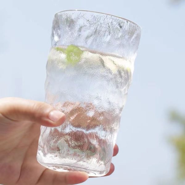 高容貌値ins風氷河杯簡単朝食カップ牛乳カップジュースカップガラスコップ家庭用水コップ - 图片 4