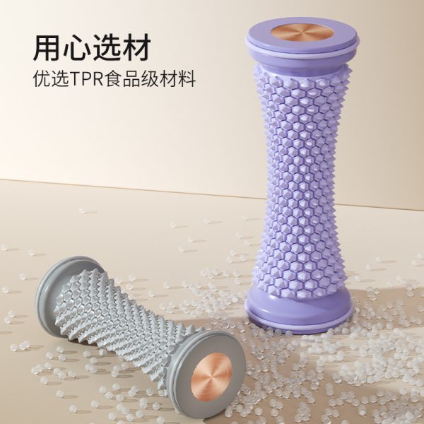 Yoga Fascia Ball Reflexology Wheel Plantar Muscle Dredging Roller Trainer Multifunctional Reflexology Wheel - 图片 2