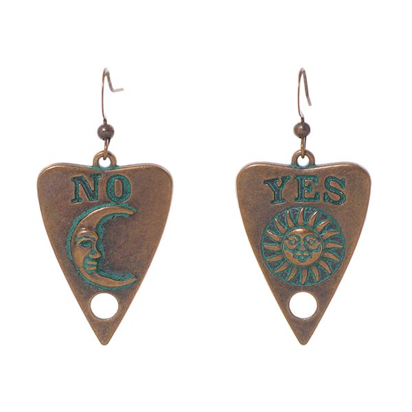 AliExpress New Vintage Earrings YESNO Love Earrings Couple Trend Distressed Earrings Personality Pop Studs - 图片 5