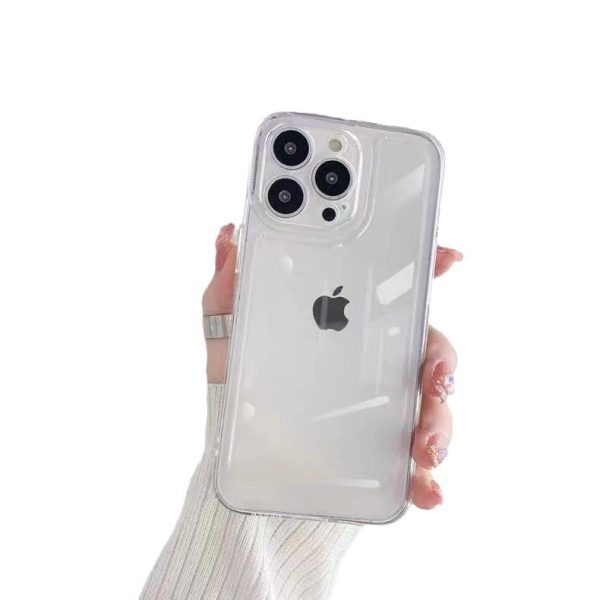 シンプルで透明なアップル16 PROMAX対応携帯ケースiPhone 15容貌値14 plus黄ばみ防止13全パック - 图片 5