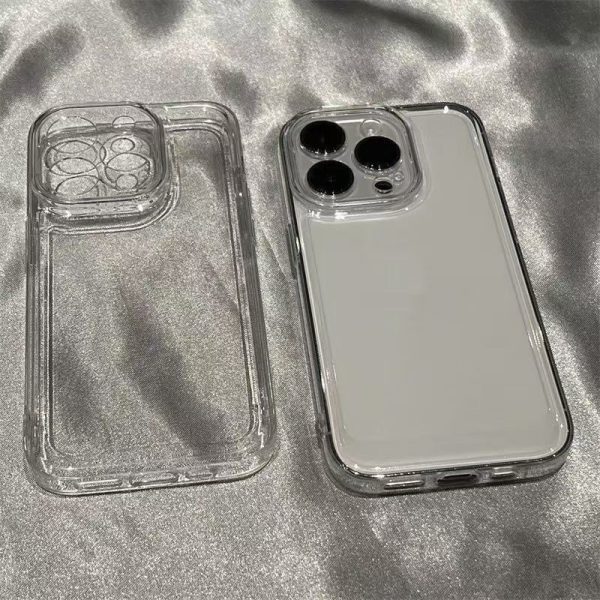 シンプルで透明なアップル16 PROMAX対応携帯ケースiPhone 15容貌値14 plus黄ばみ防止13全パック - 图片 3