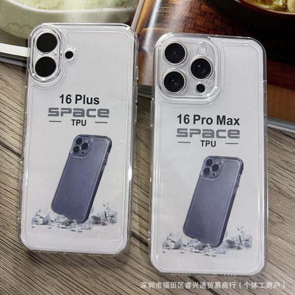 iphone 16 PRO MAX透明ソフトケースIP 15 1.5 MM厚宇宙11/12/13携帯ケース17対応