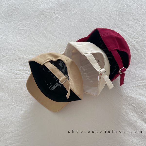 Korean version big letter embroidered children's duck tongue hat, versatile for autumn and winter, baby and toddler concave design, solid color baseball cap - 图片 4