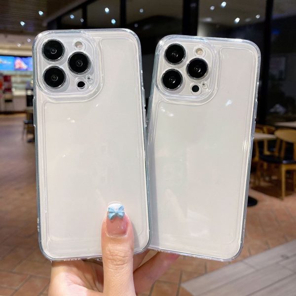 シンプルで透明なアップル16 PROMAX対応携帯ケースiPhone 15容貌値14 plus黄ばみ防止13全パック - 图片 2