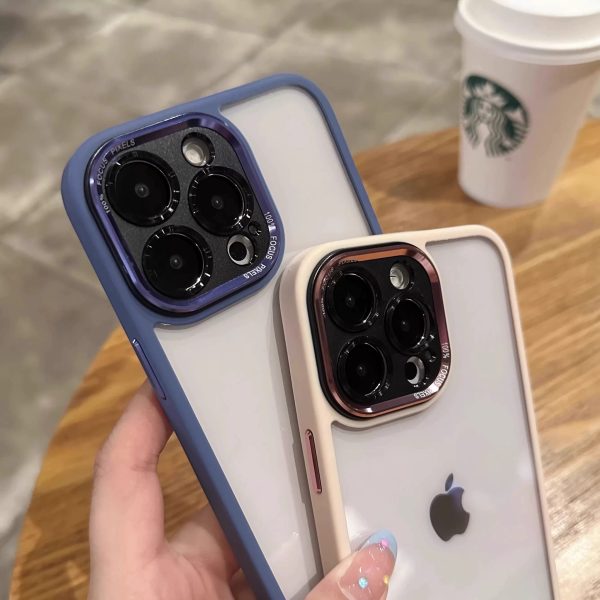 アップルの17高級金属レンズ全包携帯ケースiPhone 16 promax透明基準漏れ保護カバーを適用 - 图片 3