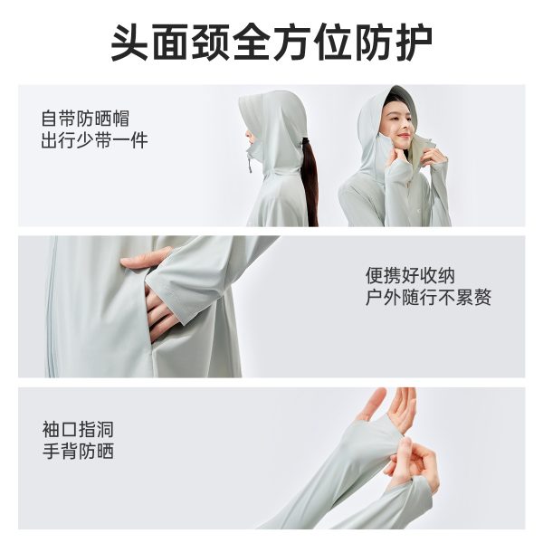VVC光感受性氷晶屋外紫外線防止男女通気性サンバイザー春夏薄タイプキャップゆったり - 图片 2