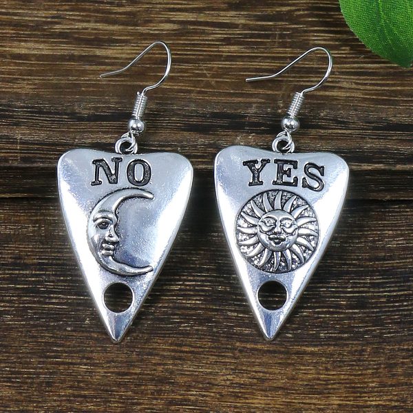 AliExpress New Vintage Earrings YESNO Love Earrings Couple Trend Distressed Earrings Personality Pop Studs