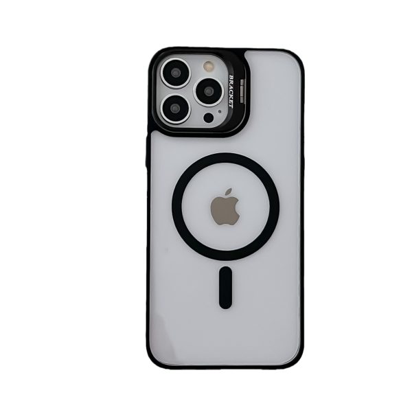適用アップル17携帯ケース16磁気吸引U 1ホルダーレンズフィルム付きiPhone 14 promaxPC保護カバー11 - 图片 5