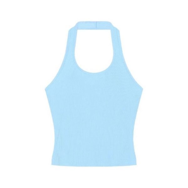 ジェーン・ファニー夏の日焼け止めブラウス女薄手重ね着Vネック長袖Tシャツ重ね着首掛けキャミソール上着女 - 图片 5