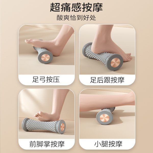 Yoga Fascia Ball Reflexology Wheel Plantar Muscle Dredging Roller Trainer Multifunctional Reflexology Wheel - 图片 3