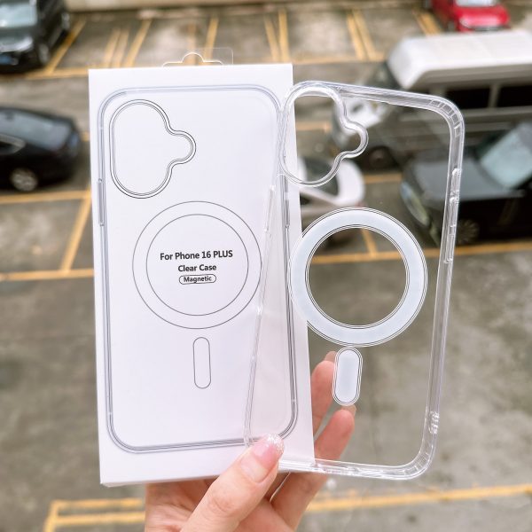 Magsafe磁気吸引式携帯ケース適用アップル16透明アクリル13 proフルパックiPhone 15ハードケース - 图片 4
