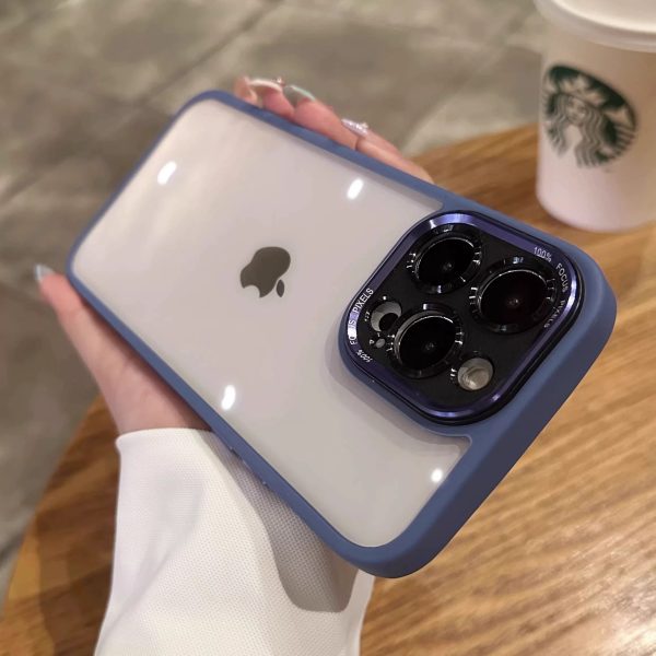 アップルの17高級金属レンズ全包携帯ケースiPhone 16 promax透明基準漏れ保護カバーを適用 - 图片 2