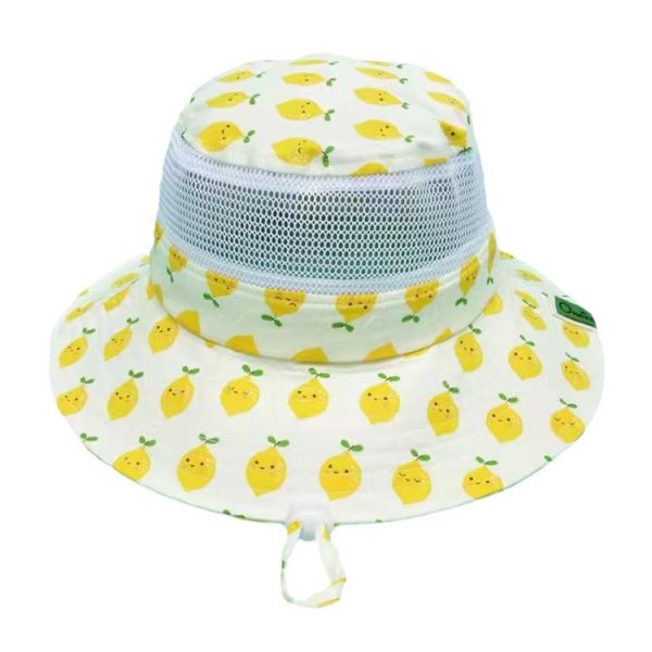 Children's hat with large brim for sun protection, summer thin design, mesh breathable fisherman's big sun hat for girls, cross-border foreign trade, Amazon - 图片 5