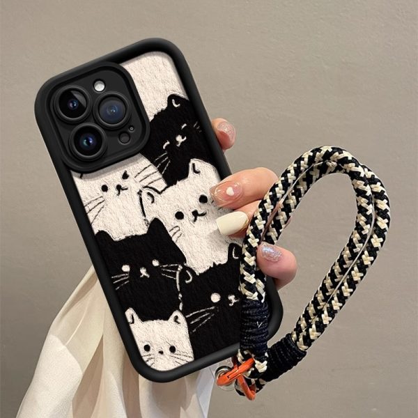 かわいい猫用アップル15 promax携帯ケース16 pro仔羊の皮iphone 14 plus保護カバーX
