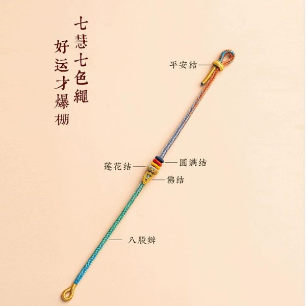 Hangzhou Lingyin hand-woven rope, Changshu Qihui men and women successfully go ashore, and every time they take the exam, they must pass the bracelet and weave the good luck guardian rope - 图片 4