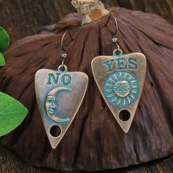 AliExpress New Vintage Earrings YESNO Love Earrings Couple Trend Distressed Earrings Personality Pop Studs - 图片 4