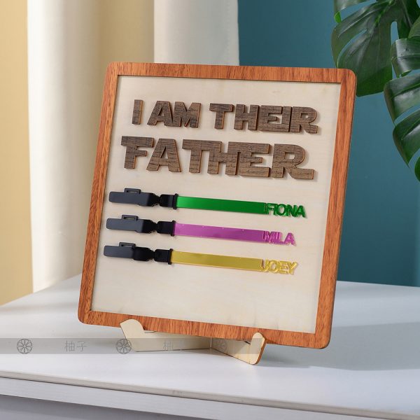 Cross-border new Father's Day gift Star Wars lightsaber Star War personalized custom name manufacturer source - 图片 4