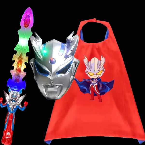 ウルトラマントサイロマント発光ウルトラ漫マスク音楽剣男の子女の子幼稚園イベントプレゼント - 图片 2