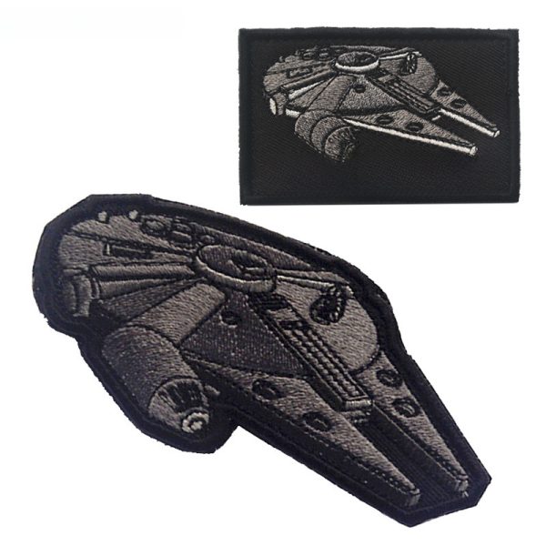 REBEL SCUM Star Wars Millennium Falcon Magic Patch Embroidered Armband - Image 2