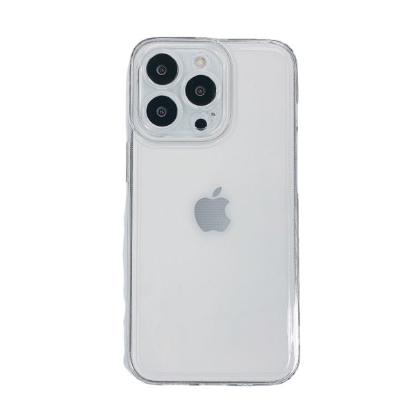 透明なストレートエッジ対応アップル15 ProMaxケースTPUソフトiPhone 11全パッケージシンプル16保護カバー - 图片 5